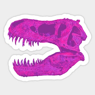 Dinosaur tree skull Sticker